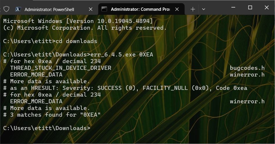 KB5043145 Throws Interesting Stopcode