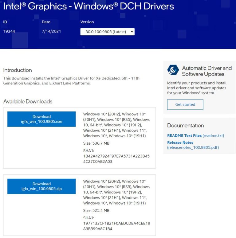 Intel Graphics Driver 31.0.101.4575 download the last version for android