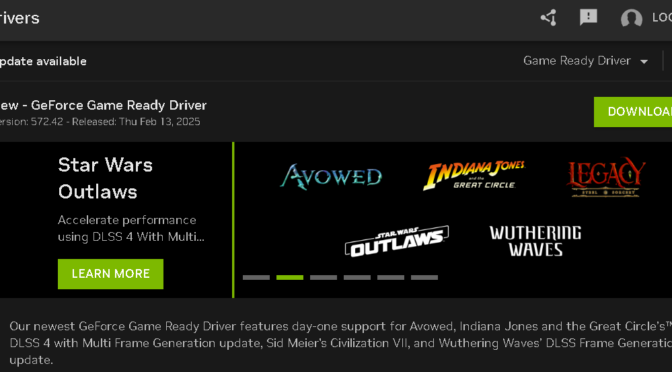 Waiting On Next NVIDIA Studio Driver