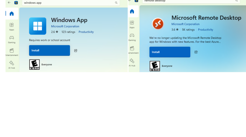 Windows App Replaces Remote Desktop